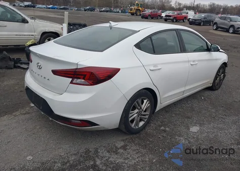 2019 Hyundai Elantra Sel z USA, uszkodzony, nr VIN 5NPD84LF6KH480309